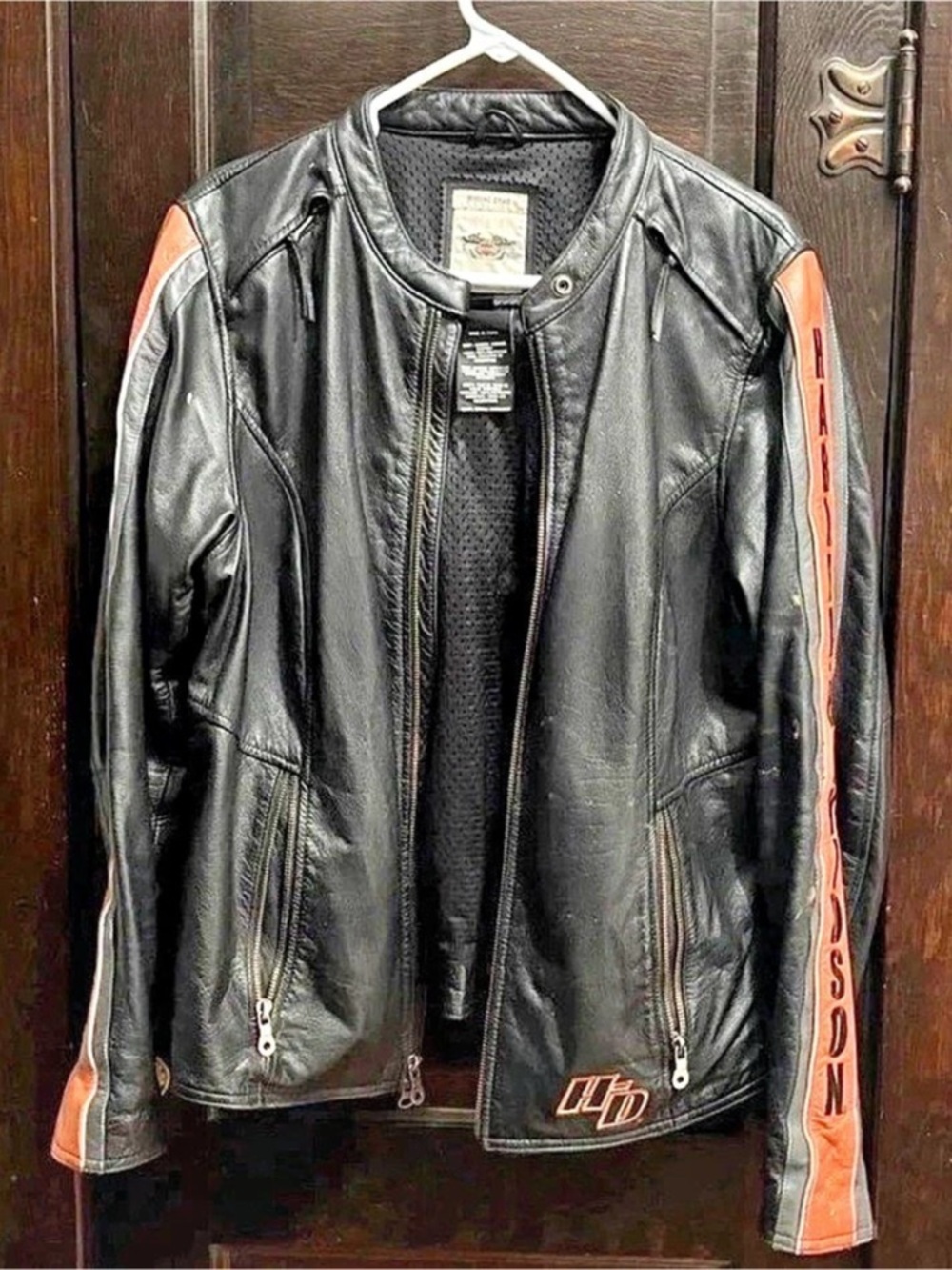 Harley-Davidson Leather Motorcycle Jacket XL Good